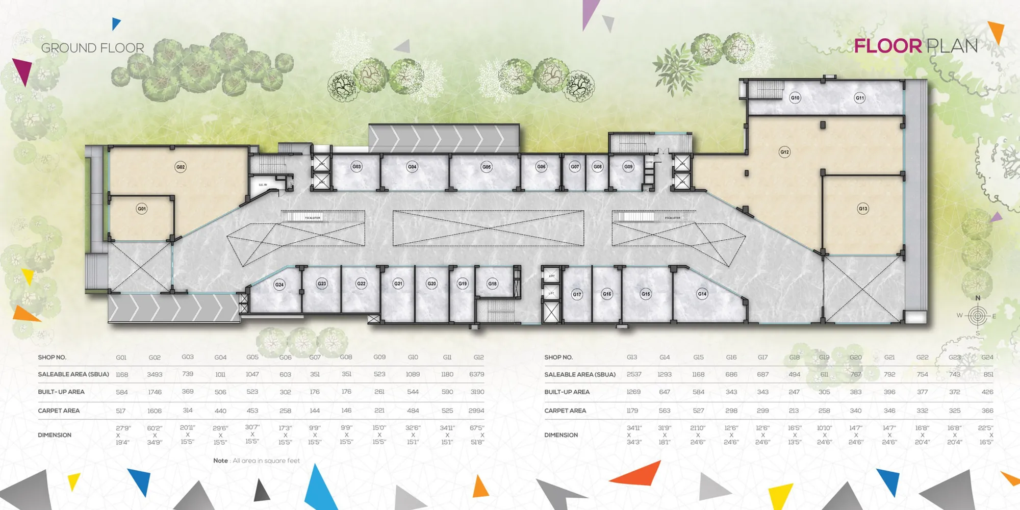Palladium Mall - Ground floor plan