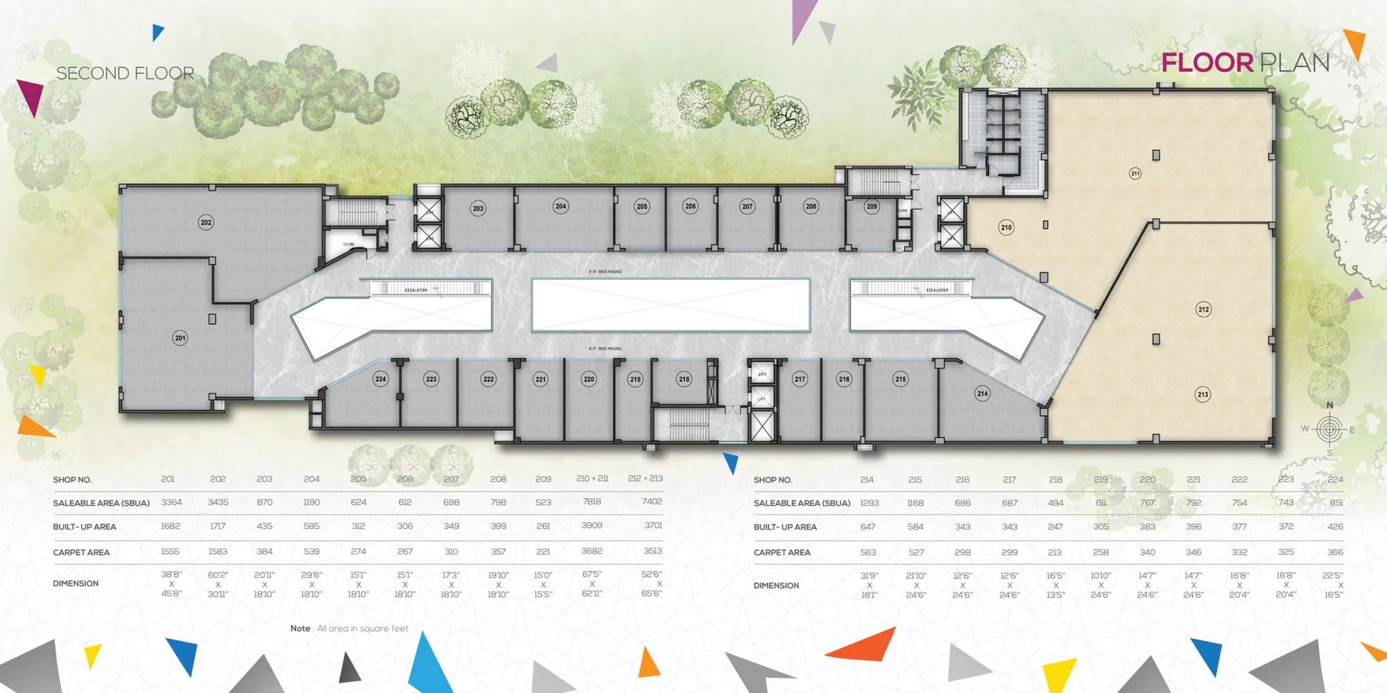 Palladium Mall - Second floor plan