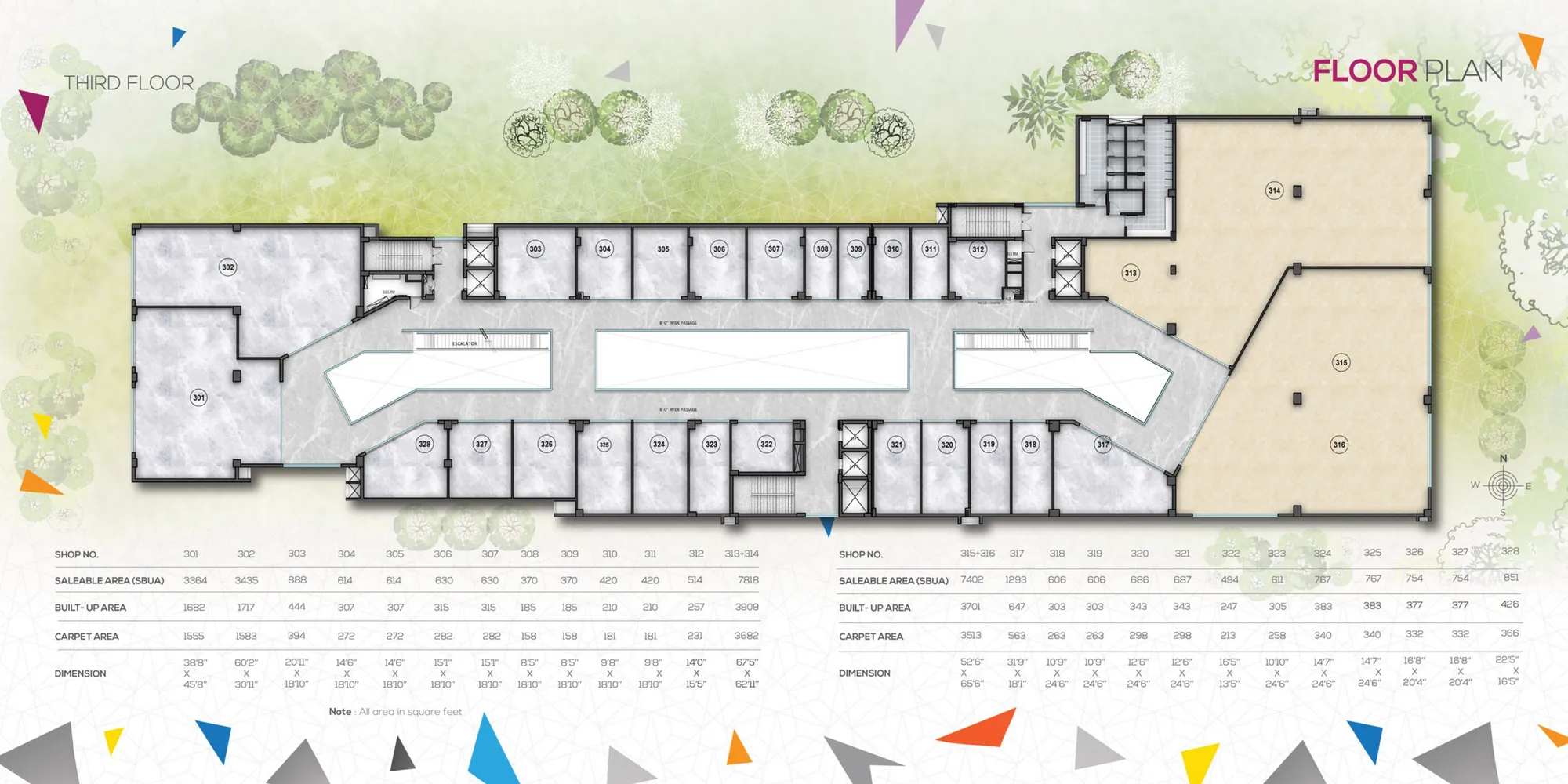 Palladium Mall - Third floor plan