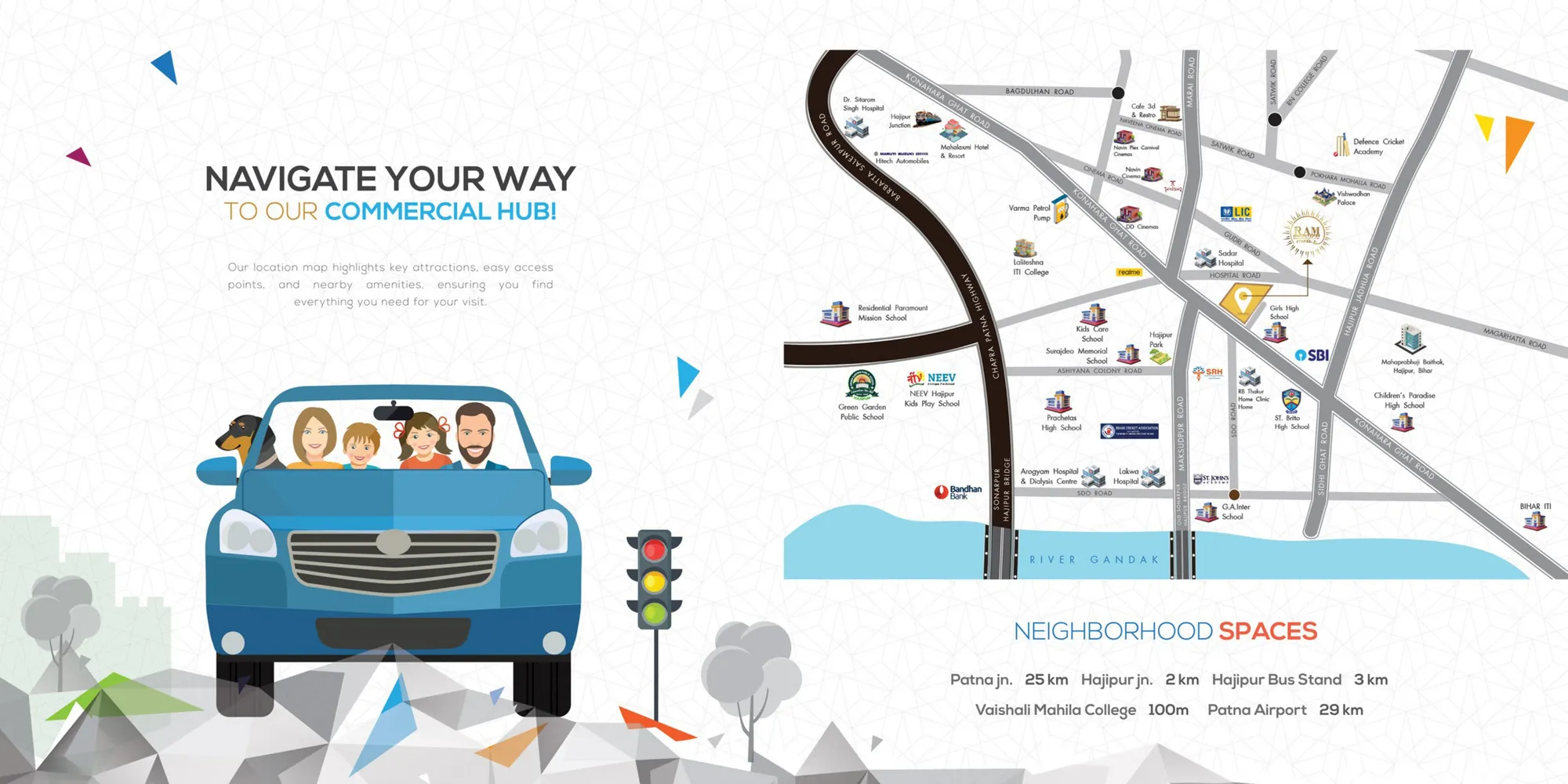 Palladium Mall - Location and neighbourhood map
