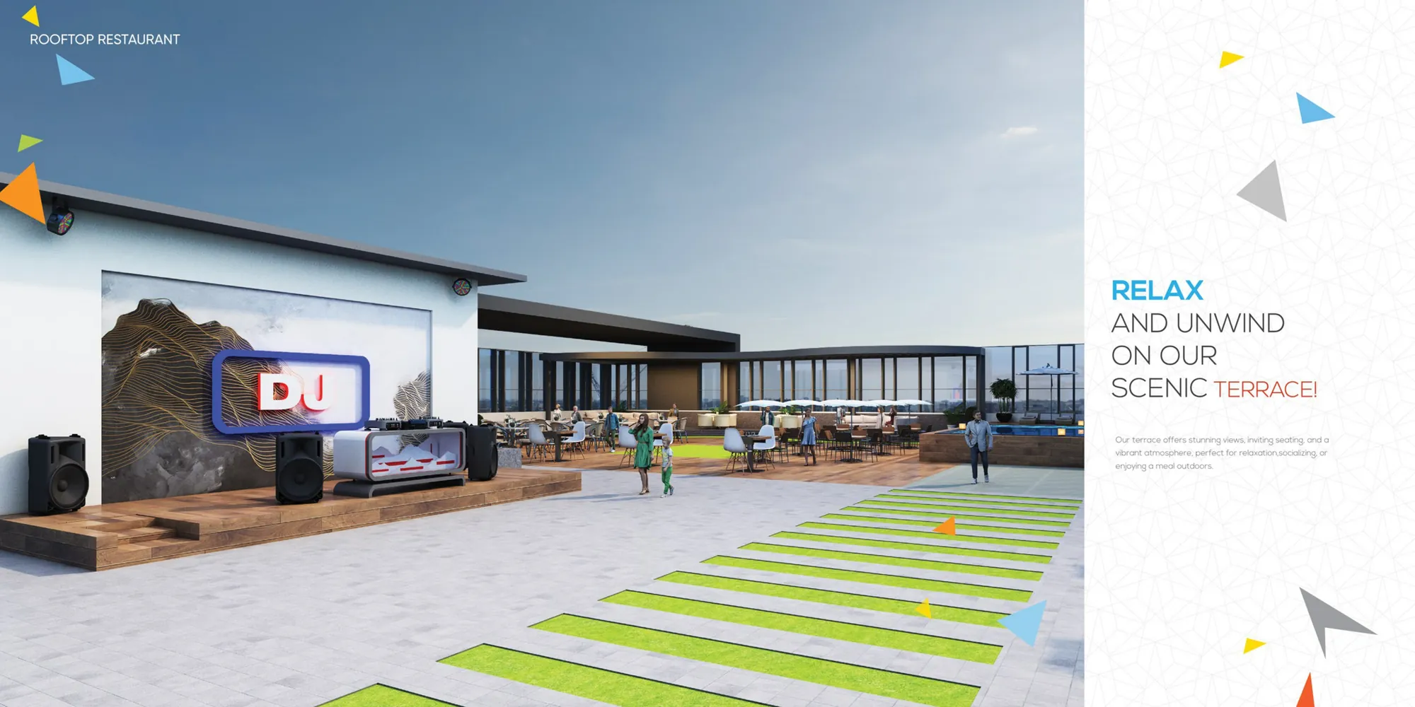 Palladium Mall brochure - Rooftop restaurant and terrace